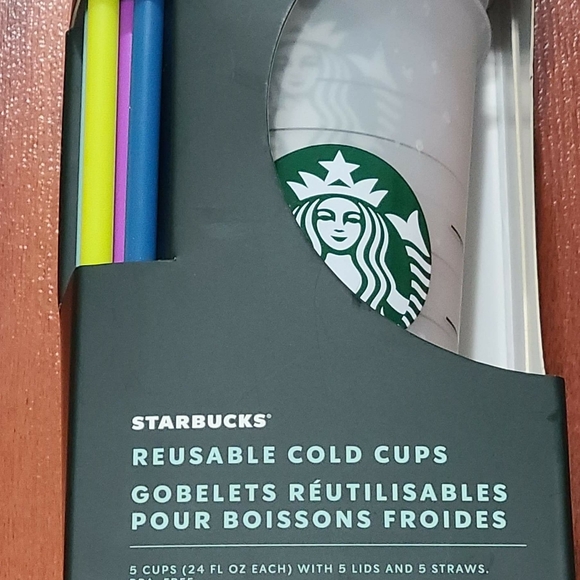 Starbucks Reusable Color Changing Cups 24 oz NEW - Picture 2 of 6